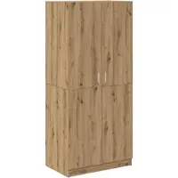 vidaXL Armoire Artisan-Chêne 90x52x200 cm Bois composite