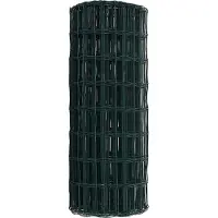 vidaXL , clôture Eurozaun, 0,4 x 50 mètres, fer revêtu de PVC, couleur verte