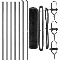 vidaXL Clôture de sécurité européenne à fixer au sol, 25 x 1,2 m, acier revêtu de PVC