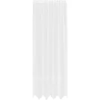 vidaXL Rideau en Dentelle Floral Blanc 260 x 150 cm Polyester