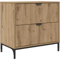 vidaXL Table de chevet avec tiroir chêne artisanal 63,5 x 36 x 61 cm