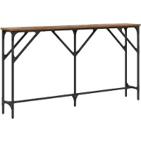 vidaXL Table console Bois Ancien 140 x 23 x 75 cm
