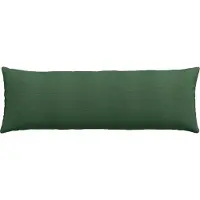 vidaXL Coussins De Canapé 2 Pcs Vert Foncé 120 X 40 Cm
