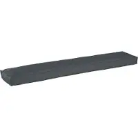 vidaXL Coussin de palette Anthracite 200 x 40 x 8 cm Tissu Oxford