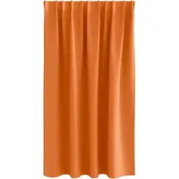 vidaXL Rideaux occultants avec anneaux 2 pcs Orange clair