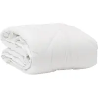 vidaXL Couette toute l'année avec oreiller 2 pcs Blanc Microfibre