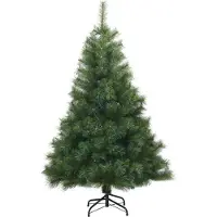 vidaXL Sapin de Noël artificiel avec 150 LED Vert 150 cm PE et PVC