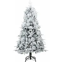 vidaXL Sapin de Noël Artificiel à Branches Articulées Blanc 150 cm