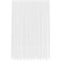 vidaXL Rideau en Dentelle Floral Blanc 300 x 300 cm Polyester