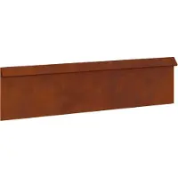 vidaXL : clôture anti-limaces, 4 pièces, 100 x 3,5 x 25 cm, acier résistant aux intempéries