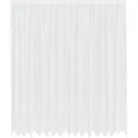 vidaXL Rideau en Dentelle Floral Blanc 280 x 400 cm Polyester