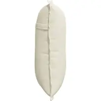 vidaXL Coussin De Dos Crème 50 X 45 Cm Tissu En Velours Côtelé