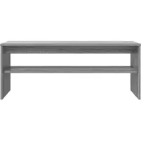 vidaXL : Meubles TV, 100 x 35 x 40 cm, en panneaux de particules imitation bois Sonoma, couleur grise