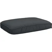 vidaXL Coussin pour assise de palette Noir 120 x 80 x 12 cm