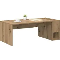 vidaXL Table basse en chêne Artisan 101,5 x 50 x 37 cm Bois composite