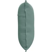 vidaXL Coussin dorsal vert d'eau 60 x 50 cm en velours côtelé