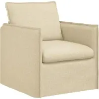 vidaXL Canapé Crème 195 x 82 x 85 cm Tissu