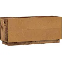 vidaXL Armoire TV vieux bois 102 x 35 x 45 cm Bois composite