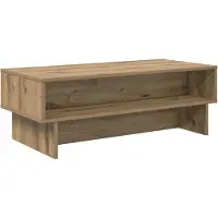 vidaXL Table basse en chêne Artisan 100 x 46 x 35 cm Bois composite