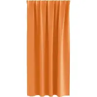 vidaXL Rideaux occultants avec anneaux 2 pcs Orange 175 x 140 cm