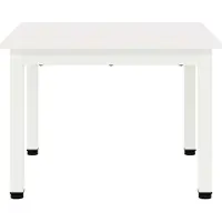 vidaXL Table basse blanche 50 x 50 x 36 cm Pin massif