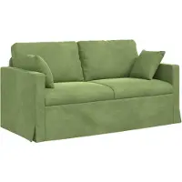 vidaXL Canapé vert clair 158 x 78 x 80 cm Velours