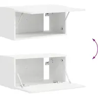 vidaXL Ensemble de meubles TV , 6 pièces, blanc, aggloméré