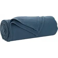 vidaXL Couvertures À Jeter 24 Pcs Bleu Marine 240 X 220 Cm Toison