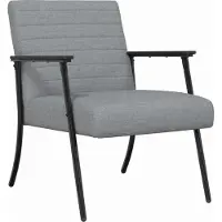 vidaXL fauteuil Gris clair 59 x 75 x 78 cm tissu