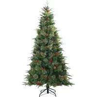 vidaXL Sapin de Noël Artificiel à Branches Articulées Vert 240 cm
