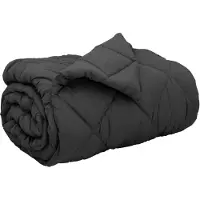vidaXL , couette d'hiver, 155 x 220 cm, 450 g/m², anthracite