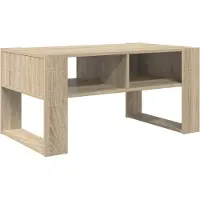 vidaXL Table basse chêne Sonoma 92 x 53 x 45 cm Bois composite