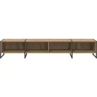 vidaXL : Meubles TV de 170,5 x 36 x 30,5 cm, en bois massif, style artisanat, finition chêne