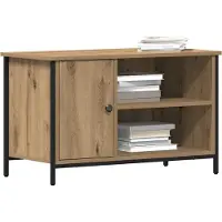 vidaXL : Meubles TV de 80 x 40 x 50 cm, imitation chêne artisanal, panneaux de particules