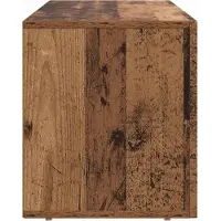vidaXL Meuble TV ELST, 100 x 35 x 40 cm, bois de récupération, panneaux de particules