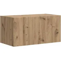 vidaXL Meuble TV mural 2 pcs artisanat chêne 60 x 31 x 29,5 cm