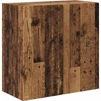 vidaXL Armoire TV murale en vieux bois 59,5 x 31 x 60 cm Matériau dérivé du bois