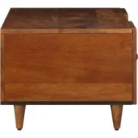 vidaXL Table basse marron 100 x 54 x 40 cm bois massif mangue