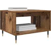 vidaXL Table basse en vieux bois 60 x 50 x 40 cm Bois composite