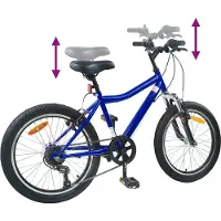 vidaXL Vélo pour enfants 20 pouces 6-Speed pour 6-11 ans bleu foncé