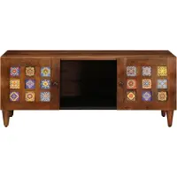 vidaXL Table basse marron 100 x 54 x 40 cm bois massif mangue