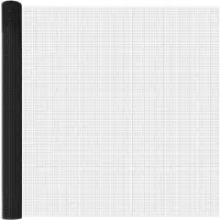 vidaXL Clôture en fil métallique soudé, ancrée au sol, 10 x 1,5 m, couleur grise, type treillis