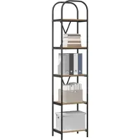 vidaXL Étagère chêne artisanal 40 x 30 x 183 cm Bois d'ingénierie