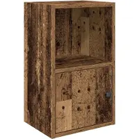 vidaXL Bibliothèque vieux bois 31x24x52 cm bois d'ingénierie