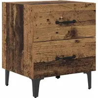 vidaXL Armoire de lit Bois ancien 40 x 35 x 47.5 cm Bois d'ingénierie