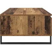 vidaXL Table basse en vieux bois 90 x 60 x 35 cm Bois composite