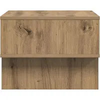 vidaXL Table basse en chêne Artisan 48 x 46 x 35 cm Bois composite
