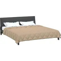 vidaXL Couverture de lit toute saison, 200 x 240 cm, 300 g/m², couleur taupe