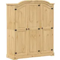 vidaXL Armoire Corona 151,5x52x186 cm Pin massif