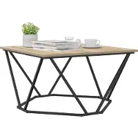 vidaXL Table basse Sonoma Oak 80X80X45 Cm en bois Lumarko
